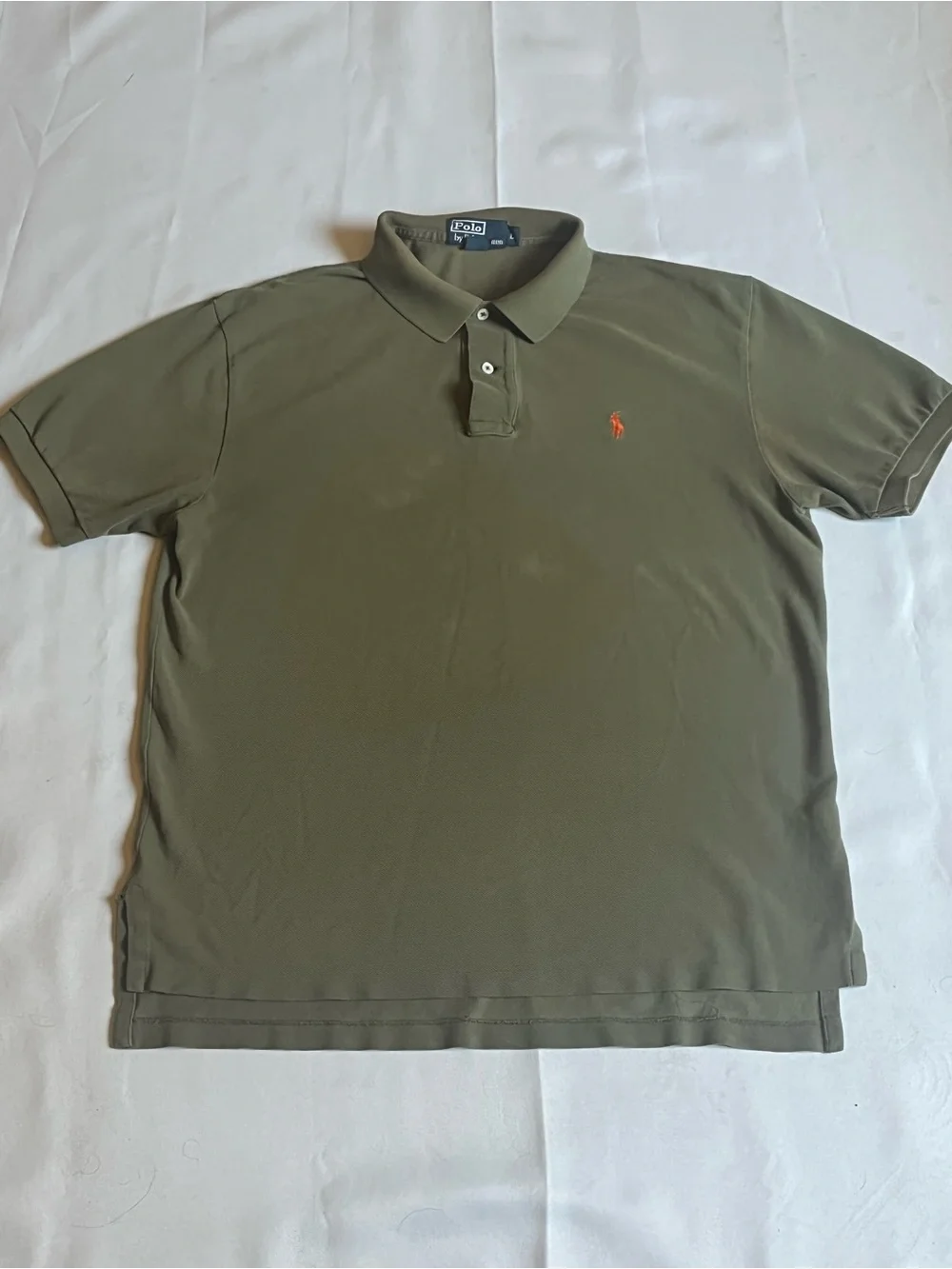 Polo by Ralph Lauren Olive Green Polo Shirt L